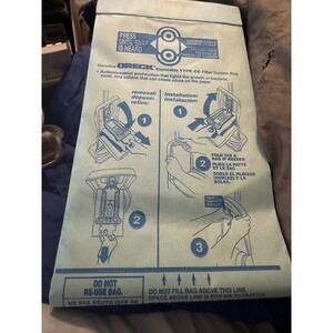 7 Oreck XL Type CC Vacuum Bags Genuine CCPK8DW CELOC Hypo-Allergenic Filter Bags